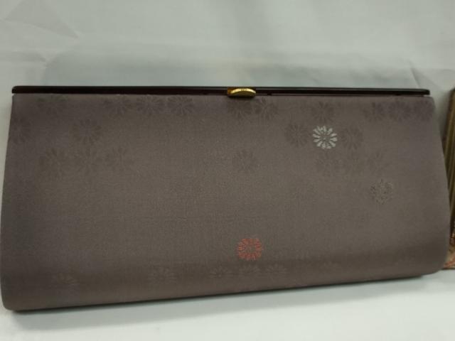 平和屋着物▼和装小物　和装バッグまとめて４点　ハンドバッグ　枝花文　毘沙門亀甲　吉祥文　礼装　金銀糸　逸品　CABJ1219ju