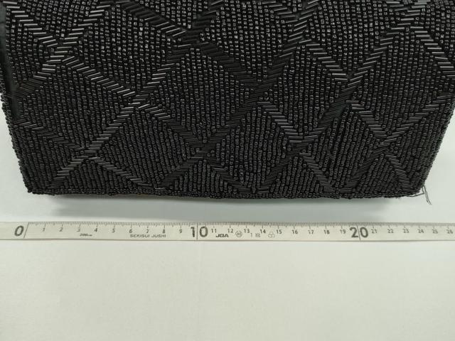 平和屋着物▼和装小物　和装バッグ　ビーズバッグまとめて４点　総ビーズ　枝花文　舞葉文　クラッチ　逸品　CABJ1223ju