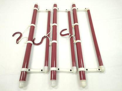平和屋着物▼和装小物　着物ハンガーまとめて３点　伸縮式　帯掛け付　逸品　CABJ1272ju