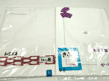 平和屋着物▼和装小物　和装肌着まとめて10点　肌襦袢　裾除け　スリップ　ガーゼ　サイズ：Ｌ、ＬＬ　逸品　未使用　CABJ1277ju
