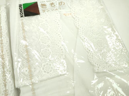 平和屋着物▼和装小物　和装肌着まとめて10点　肌襦袢　裾除け　レース　ガーゼ　サイズ混合　未使用多数　逸品　CABJ1279ju