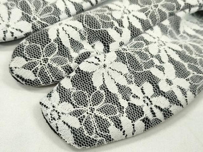 平和屋着物▼夏物　和装小物　レース足袋２足セット　京越　ストレッチ　23〜24cm　24〜25cm　未使用　CABJ1294ju