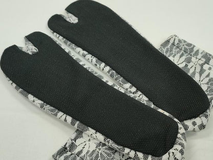 平和屋着物▼夏物　和装小物　レース足袋２足セット　京越　ストレッチ　23〜24cm　24〜25cm　未使用　CABJ1294ju