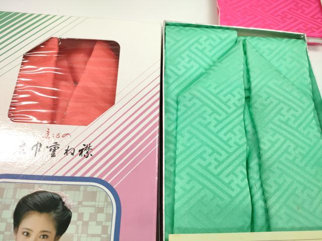 平和屋着物▼和装小物　重ね衿・伊達衿まとめて20点　紗綾形　縮緬　未使用あり　逸品　CABJ1319ju