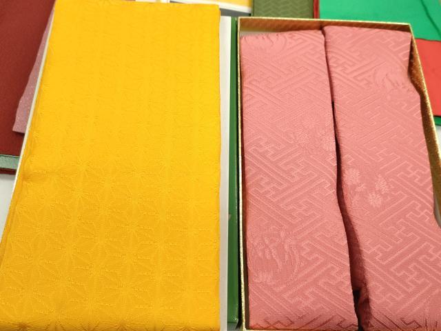 平和屋着物▼和装小物　重ね衿・伊達衿まとめて20点　紗綾形　麻の葉地紋　金糸　未使用あり　逸品　CABJ1320ju