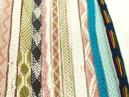 平和屋着物＊夏物　和装小物　帯締め20本セット　レース織　金糸　未使用あり　逸品　CABJ1366ju