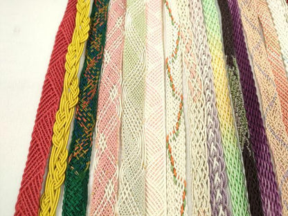 平和屋着物＊夏物　和装小物　帯締め20本セット　レース織　金銀糸　長尺あり　逸品　CABJ1367ju