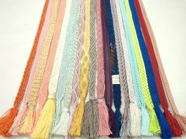 平和屋着物＊夏物　和装小物　帯締め20本セット　レース織　金銀糸　逸品　CABJ1368ju