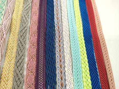 平和屋着物＊夏物　和装小物　帯締め20本セット　レース織　金銀糸　逸品　CABJ1368ju