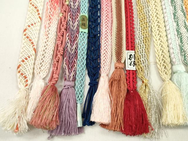 平和屋着物＊夏物　和装小物　帯締め20本セット　レース織　金銀糸　未使用あり　逸品　CABJ1379ju