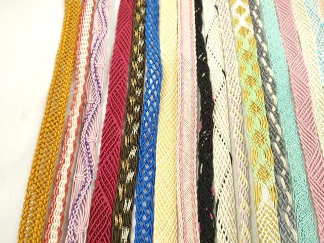 平和屋着物＊夏物　和装小物　帯締め20本セット　レース織　金銀糸　逸品　CABJ1382ju