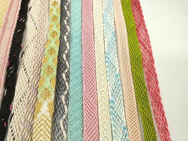 平和屋着物＊夏物　和装小物　帯締め20本セット　レース織　金銀糸　逸品　CABJ1382ju
