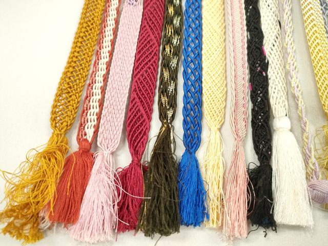 平和屋着物＊夏物　和装小物　帯締め20本セット　レース織　金銀糸　逸品　CABJ1382ju