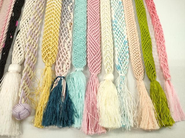 平和屋着物＊夏物　和装小物　帯締め20本セット　レース織　金銀糸　逸品　CABJ1382ju