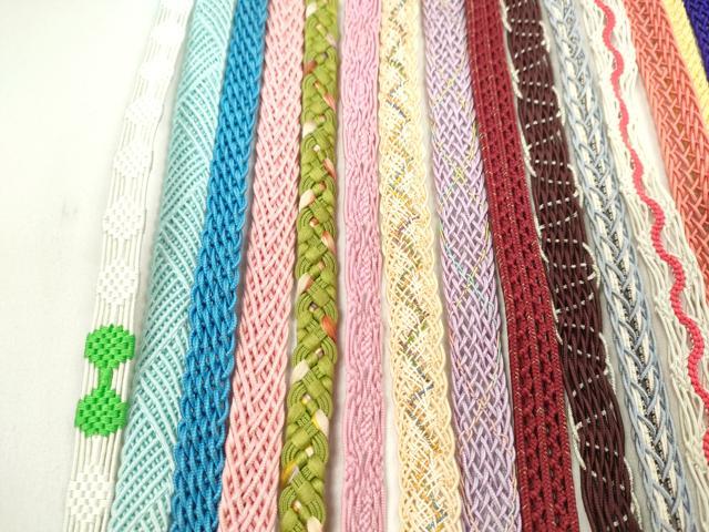 平和屋着物＊夏物　和装小物　帯締め20本セット　レース織　ビーズ　金銀糸　未使用あり　逸品　CABJ1384ju