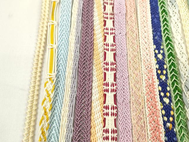 平和屋着物＊夏物　和装小物　帯締め20本セット　レース織　長尺あり　未使用あり　逸品　CABJ1388ju