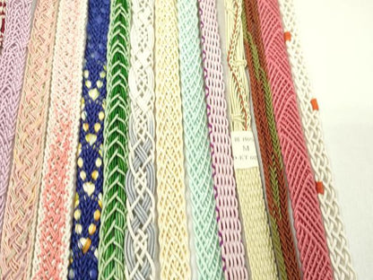 平和屋着物＊夏物　和装小物　帯締め20本セット　レース織　長尺あり　未使用あり　逸品　CABJ1388ju