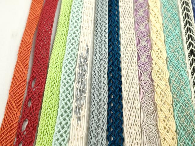 平和屋着物＊夏物　和装小物　帯締め20本セット　レース織　金糸　未使用あり　逸品　CABJ1394ju