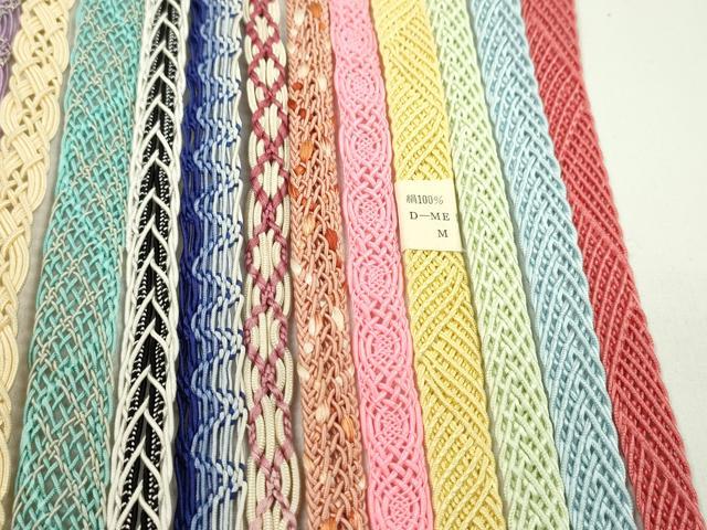 平和屋着物＊夏物　和装小物　帯締め20本セット　レース織　金糸　未使用あり　逸品　CABJ1394ju