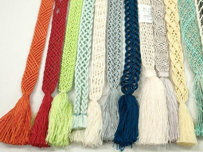平和屋着物＊夏物　和装小物　帯締め20本セット　レース織　金糸　未使用あり　逸品　CABJ1394ju
