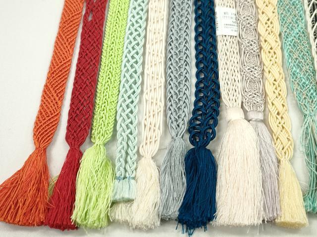 平和屋着物＊夏物　和装小物　帯締め20本セット　レース織　金糸　未使用あり　逸品　CABJ1394ju