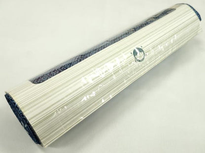 平和屋着物＊夏物　竺仙　浴衣　反物　両面染　格子柄　綿　証紙付き　着尺　逸品　未使用　CABJ1421ju