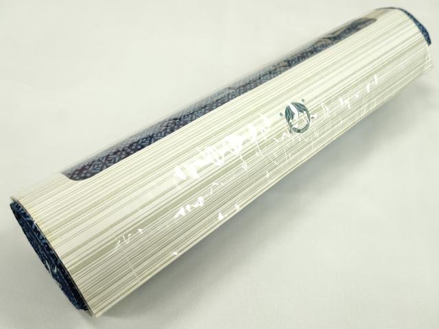 平和屋着物＊夏物　竺仙　浴衣　反物　両面染　格子柄　綿　証紙付き　着尺　逸品　未使用　CABJ1421ju