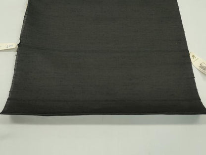 平和屋着物＊夏物　名古屋帯　反物　紬地　変わり横段文　黒地　逸品　未使用　CABJ1453ju