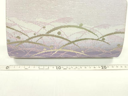 平和屋着物▼和装小物　和装バッグまとめて３点　ハンドバッグ　佐賀錦　雪輪花鳥文　露芝芒文　礼装　金銀糸　未使用あり　逸品CABJ1466ju