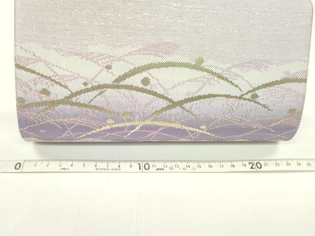 平和屋着物▼和装小物　和装バッグまとめて３点　ハンドバッグ　佐賀錦　雪輪花鳥文　露芝芒文　礼装　金銀糸　未使用あり　逸品CABJ1466ju