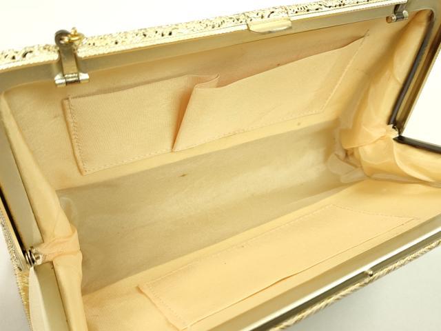 平和屋着物▼和装小物　和装バッグまとめて３点　ハンドバッグ　佐賀錦　菱吉祥文　遠山松文　流水花文　金糸　逸品　CABJ1468ju