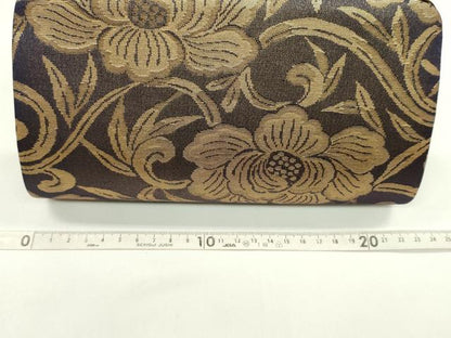 平和屋着物▼和装小物　和装バッグまとめて３点　ハンドバッグ　枝花文　虹色　縮緬　金糸　逸品　CABJ1473ju