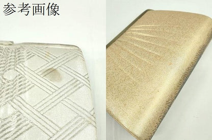 平和屋着物▼和装小物　和装バッグまとめて３点　ハンドバッグ　佐賀錦　松竹梅　草花文　箔散らし　金銀糸　逸品　CABJ1475ju