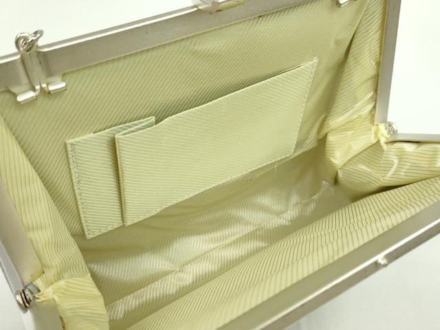 平和屋着物▼和装小物　和装バッグまとめて３点　ハンドバッグ　扇市松花文　草花文　暈し　金銀糸　逸品　CABJ1478ju