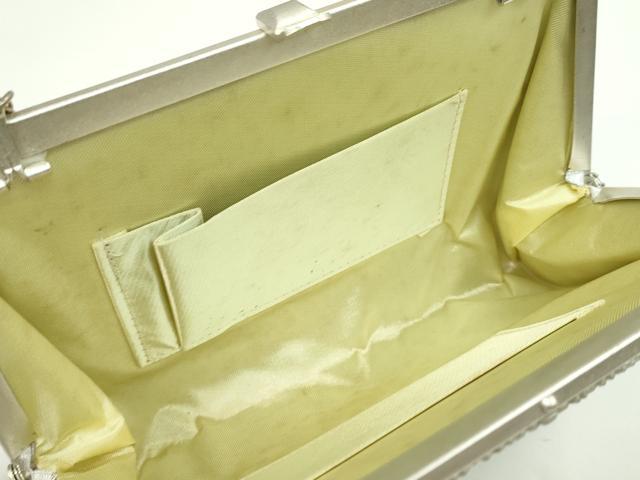 平和屋着物▼和装小物　和装バッグまとめて３点　ハンドバッグ　道長　銀糸　逸品　CABJ1481ju