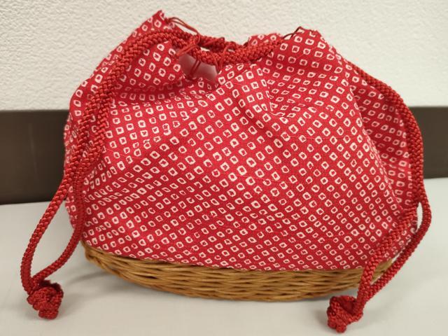 平和屋着物▼夏物　和装小物　和装バッグ　籠巾着まとめて５点　浴衣　縮緬　紬地　唐子　番傘など　逸品　CABJ1484ju