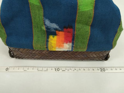 平和屋着物▼夏物　和装小物　和装バッグ　籠巾着まとめて５点　浴衣　縮緬　紬地　唐子　番傘など　逸品　CABJ1484ju