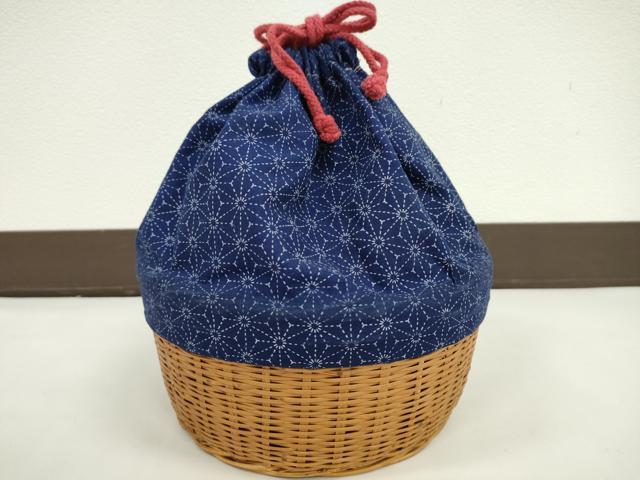 平和屋着物▼夏物　和装小物　和装バッグ　籠巾着まとめて５点　浴衣　縮緬　紬地　麻の葉柄　松竹梅　舞花びらなど　逸品　CABJ1485ju