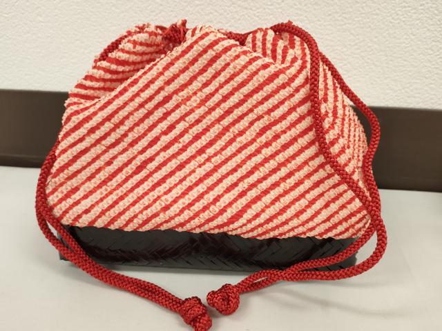 平和屋着物▼夏物　和装小物　和装バッグ　籠巾着まとめて５点　浴衣　縮緬　ビーズ　スパンコール　絞り　枝梅文など　逸品　CABJ1487ju