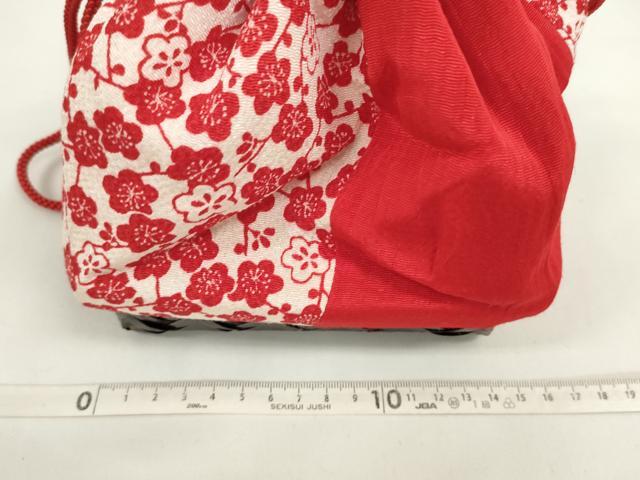 平和屋着物▼夏物　和装小物　和装バッグ　籠巾着まとめて５点　浴衣　縮緬　ビーズ　スパンコール　絞り　枝梅文など　逸品　CABJ1487ju