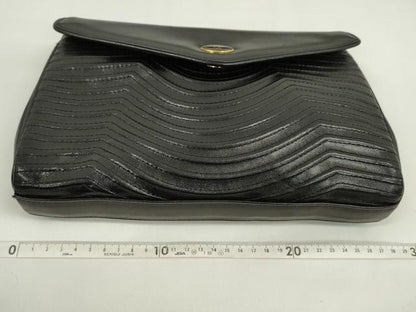 平和屋着物▼和装小物　ファッション小物　黒バッグまとめて４点　型押し　本皮　カワノバッグ　Moresco　コード刺繍　逸品　CABJ1498ju