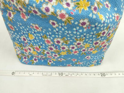 平和屋着物▼和装小物　和装バッグ　巾着まとめて５点　浴衣　うさぎ　花　万筋　リバーシブル　縮緬　綿など　逸品　CABJ1506ju