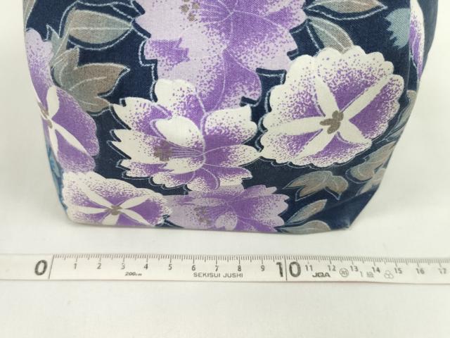 平和屋着物▼和装小物　和装バッグ　巾着まとめて５点　浴衣　うさぎ　花　花火　リバーシブル　縮緬　綿など　逸品　CABJ1508ju