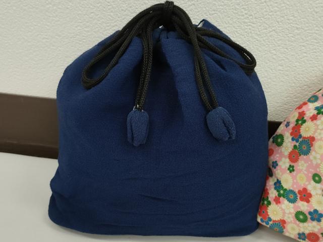 平和屋着物▼和装小物　和装バッグ　巾着まとめて５点　浴衣　花　リバーシブル　縮緬　綿など　逸品　CABJ1513ju