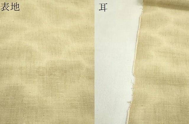 平和屋着物●結城紬　反物　霞文　丁子色　証紙付き　着尺　逸品　未使用　CABJ1525ju