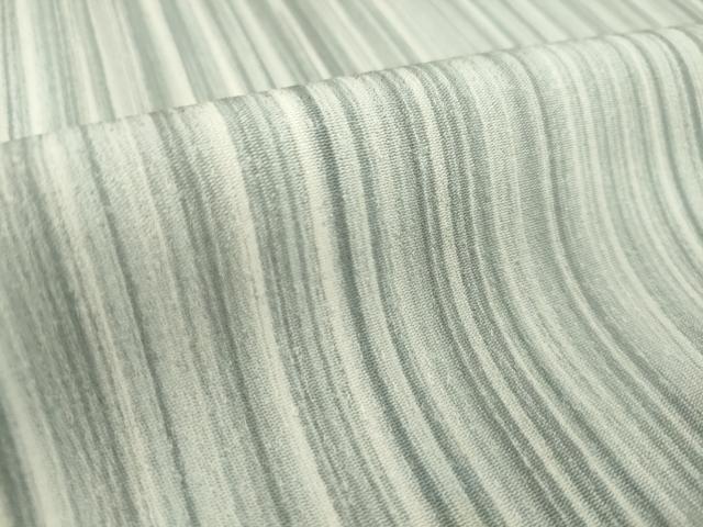 平和屋着物●染色家 岩浅公展　小紋　反物　縞　着尺　逸品　未使用　CABJ1527ju