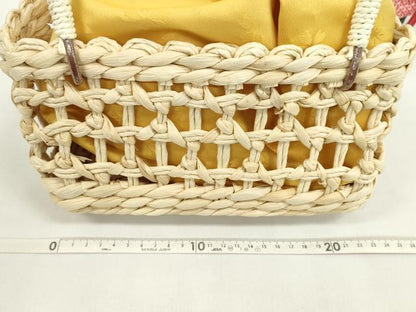 平和屋着物▼夏物　和装小物　和装バッグ　籠巾着まとめて５点　浴衣　レース風　絞りなど　逸品　CABJ1534ju