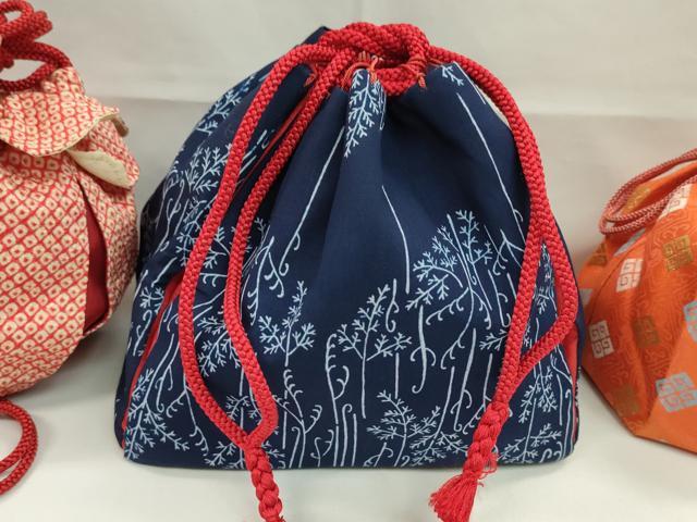 平和屋着物▼和装小物 和装バッグ 巾着まとめて５点 切嵌吉祥花文 枝花文 金襴 絞り 金銀糸 袴 浴衣 逸品 CABJ1541ju