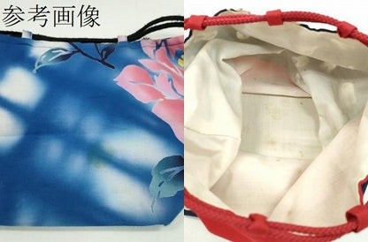 平和屋着物▼和装小物　和装バッグ　巾着まとめて５点　うさぎ　枝花文　金襴　金糸　袴　浴衣　逸品　CABJ1543ju