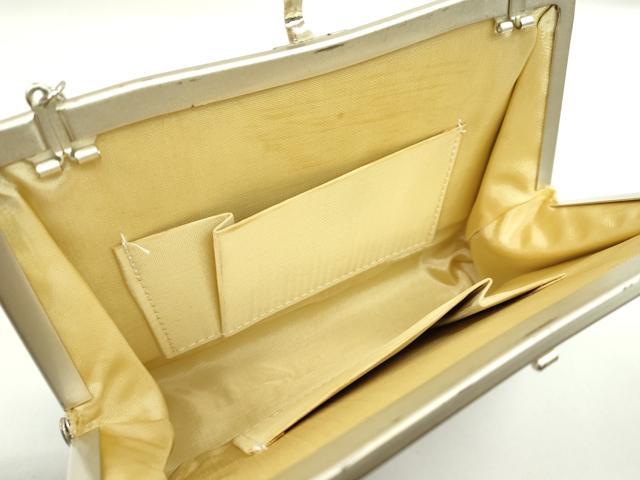 平和屋着物▼和装小物　和装バッグまとめて３点　ハンドバッグ　佐賀錦　鏡裏鶴花文　流水草花文　金銀糸　逸品　CABJ1556ju